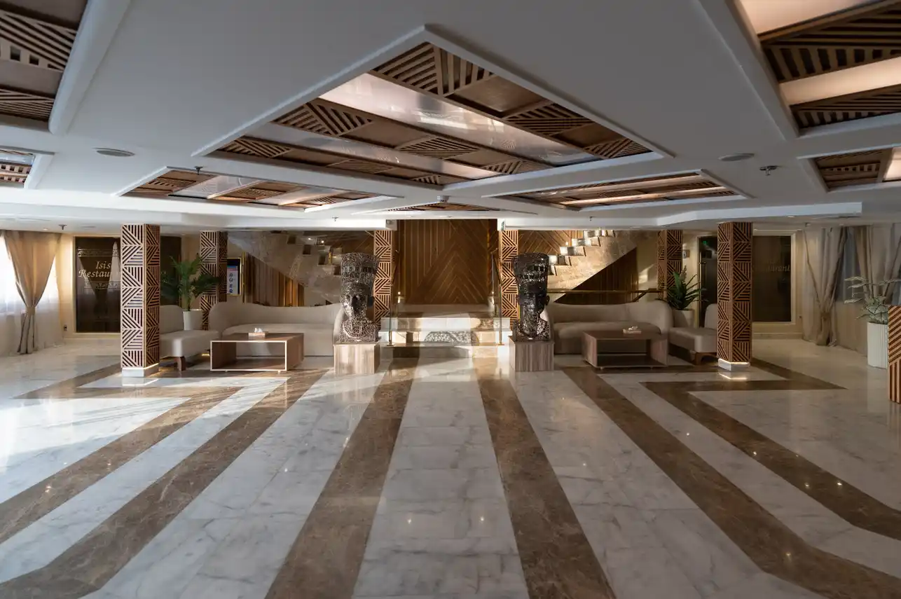 Lobby of the MS Nile Crown I Nile Cruise Nile cruise